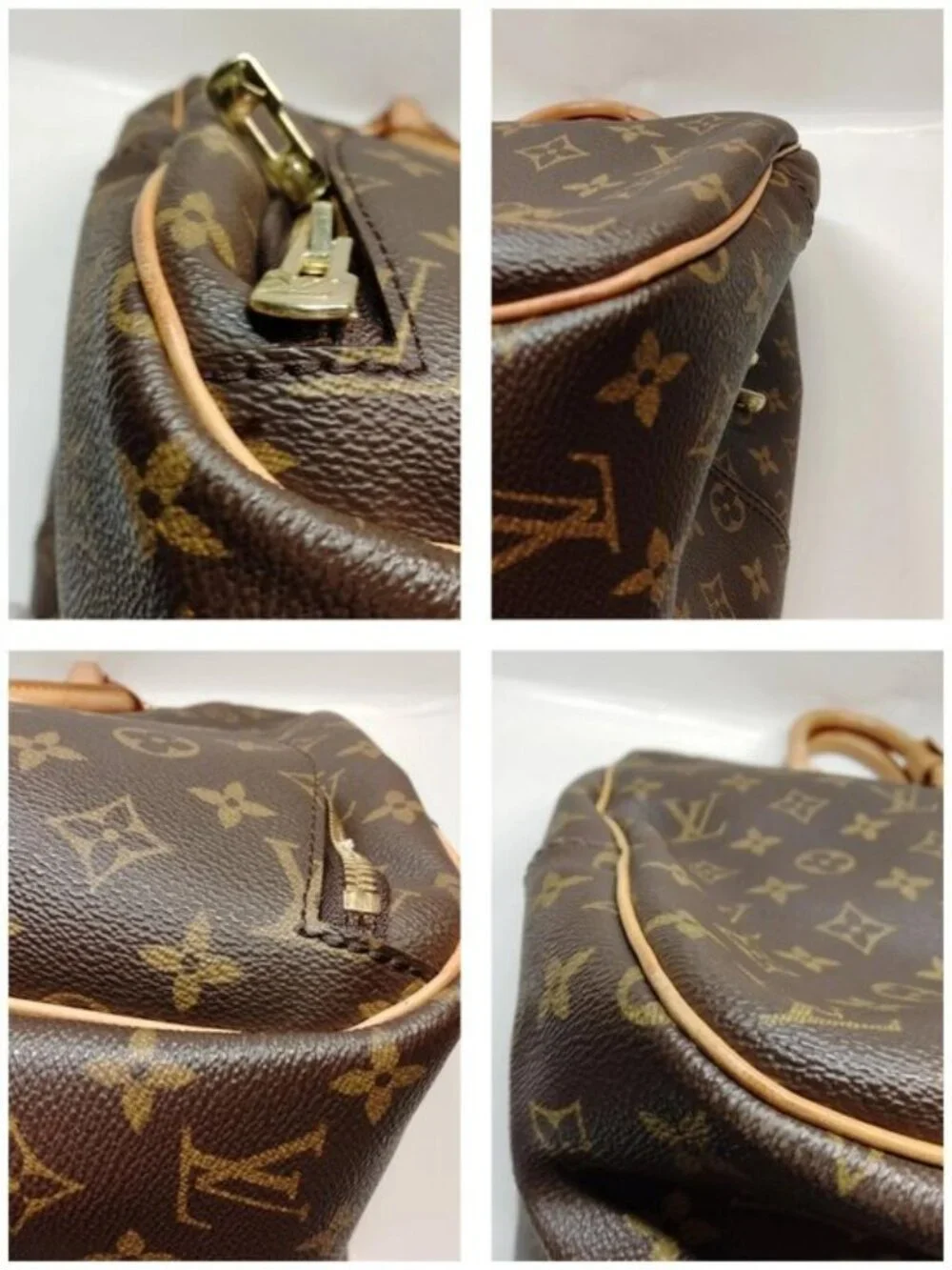 Authentic Louis Vuitton Evasion MM Monogram Travel Bag